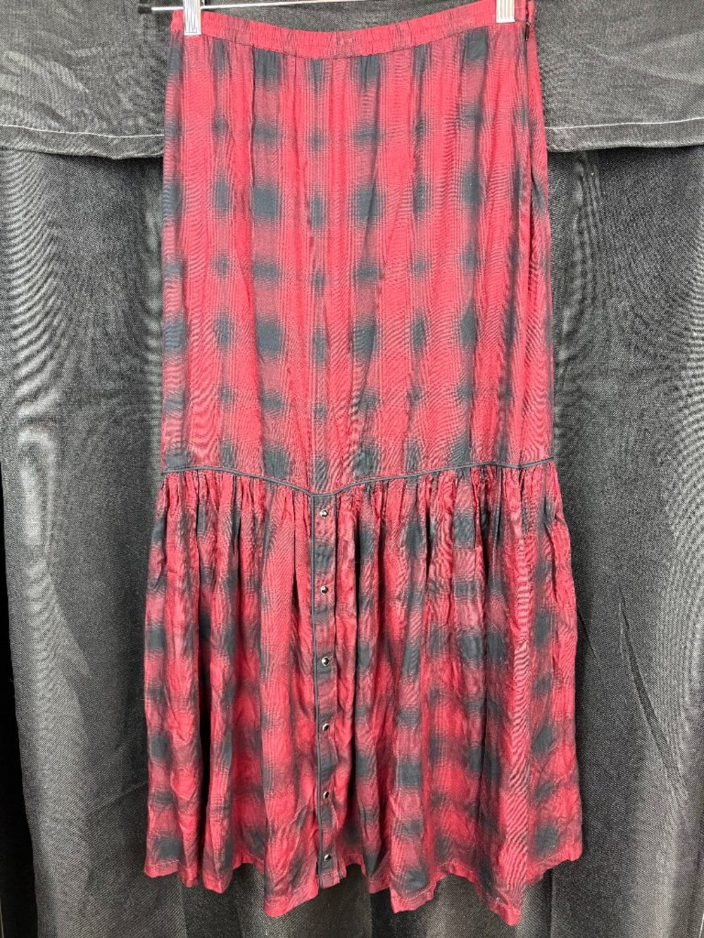 Double D Ranch Black and Red Skirt Size XS